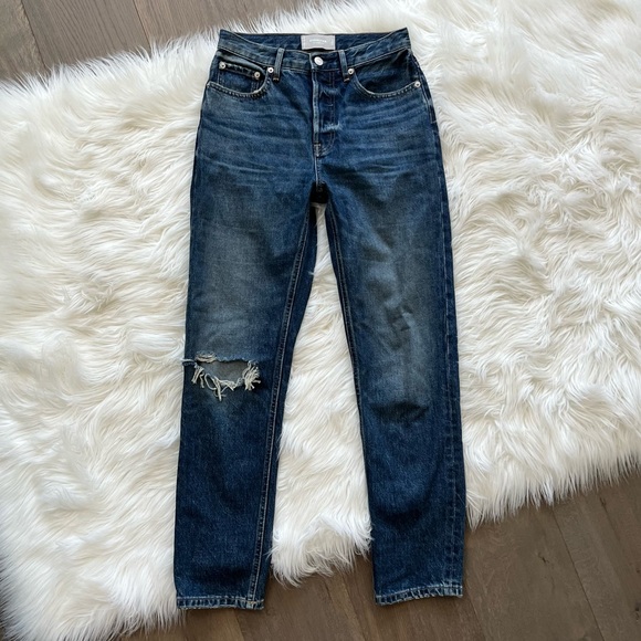 Everlane Denim - Everlane The 90s Cheeky Jean Worn-In Blue 25 Regular
